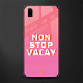 non stop vacay glass case for vivo v11 pro image
