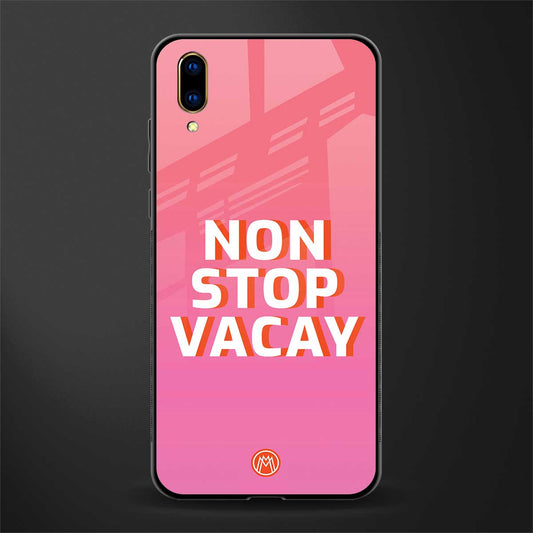 non stop vacay glass case for vivo v11 pro image