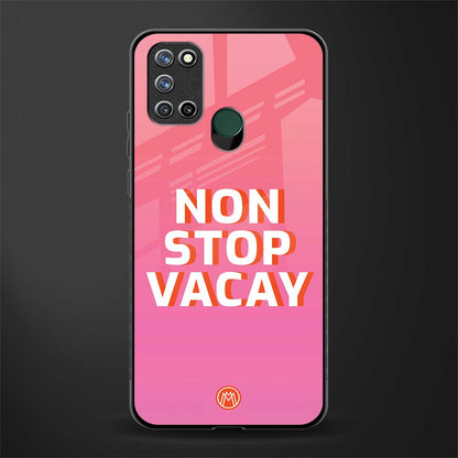 non stop vacay glass case for realme 7i image