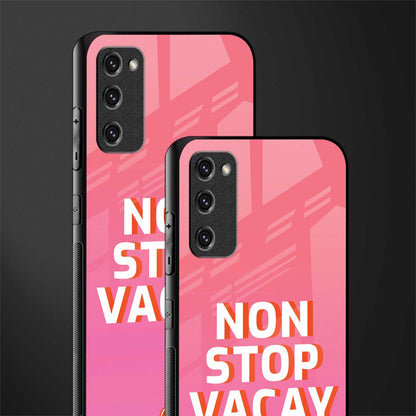 non stop vacay glass case for samsung galaxy s20 fe image-2