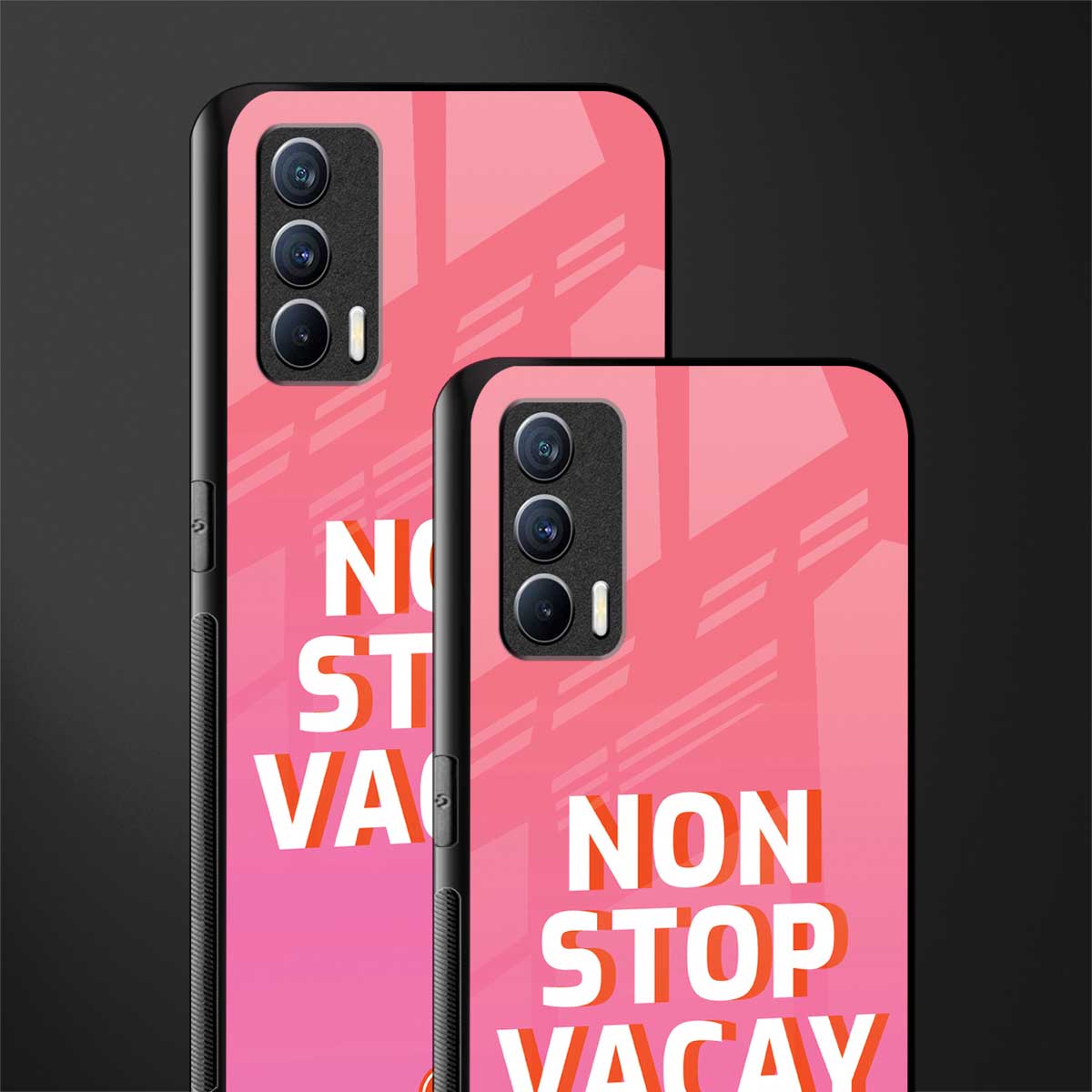 non stop vacay glass case for realme x7 image-2