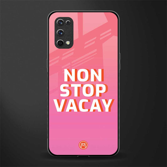 non stop vacay glass case for realme x7 pro image