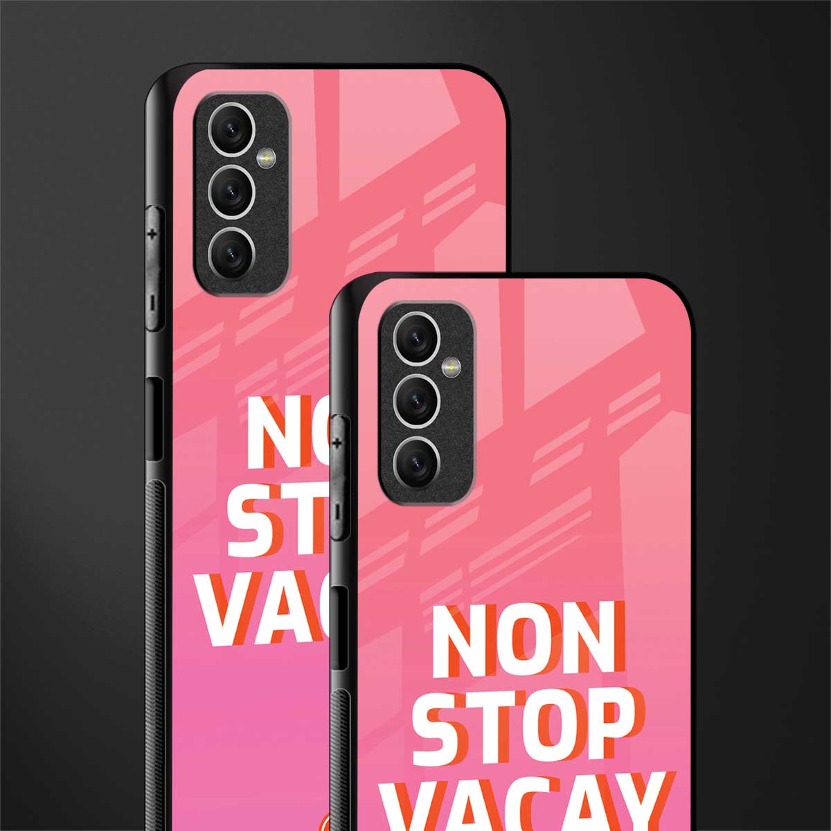 non stop vacay glass case for samsung galaxy m52 5g image-2