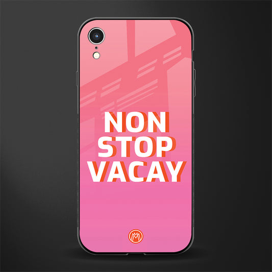 non stop vacay glass case for iphone xr image