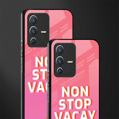 non stop vacay glass case for vivo v23 5g image-2
