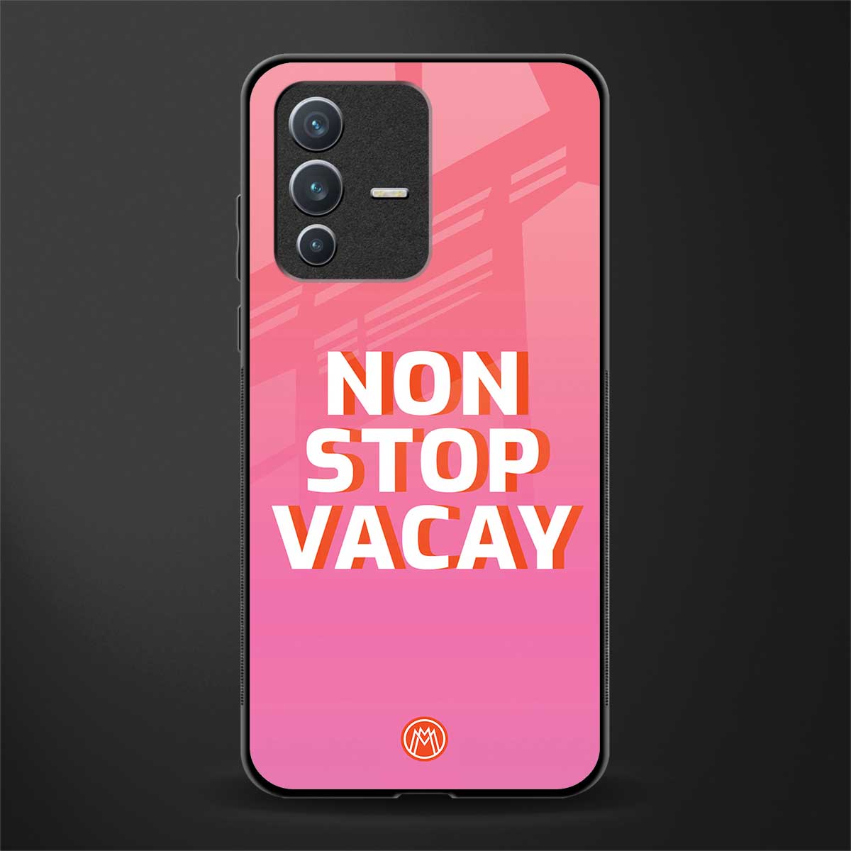 non stop vacay glass case for vivo v23 5g image