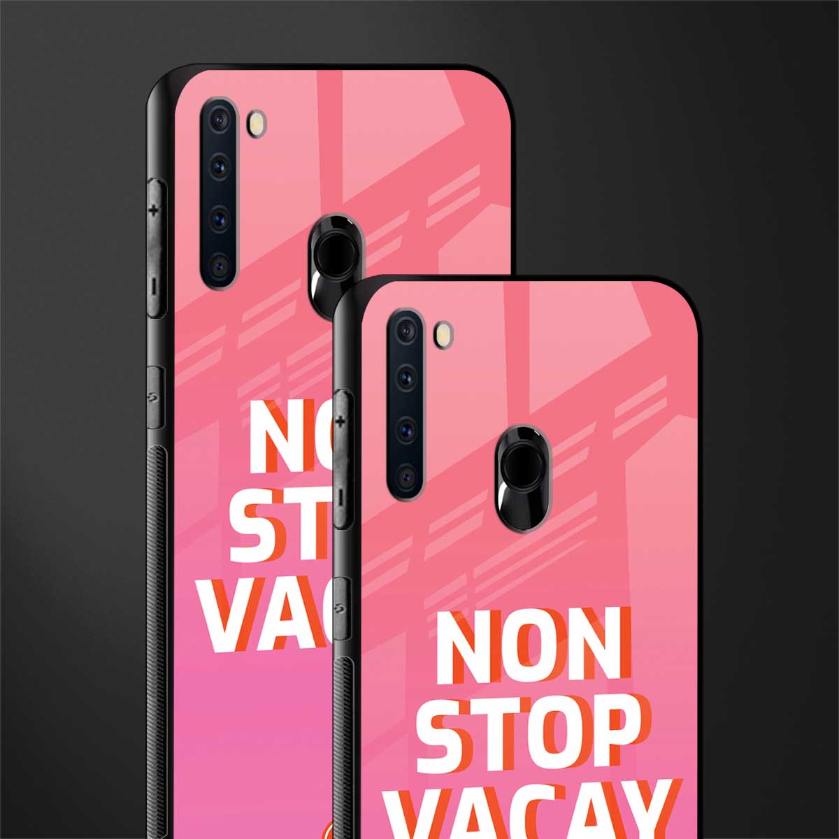 non stop vacay glass case for samsung a21 image-2