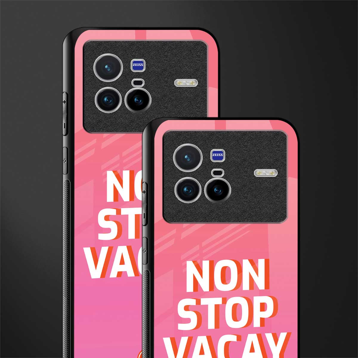 non stop vacay glass case for vivo x80 image-2