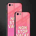 non stop vacay glass case for iphone se 2020 image-2