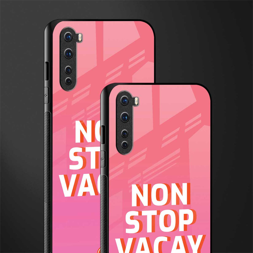 non stop vacay glass case for oneplus nord ac2001 image-2