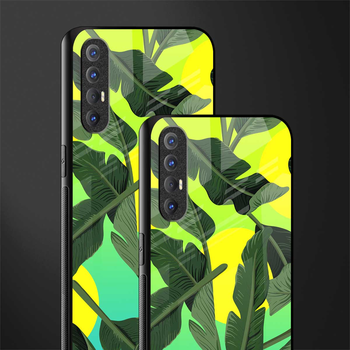 nostalgic floral glass case for oppo reno 3 pro