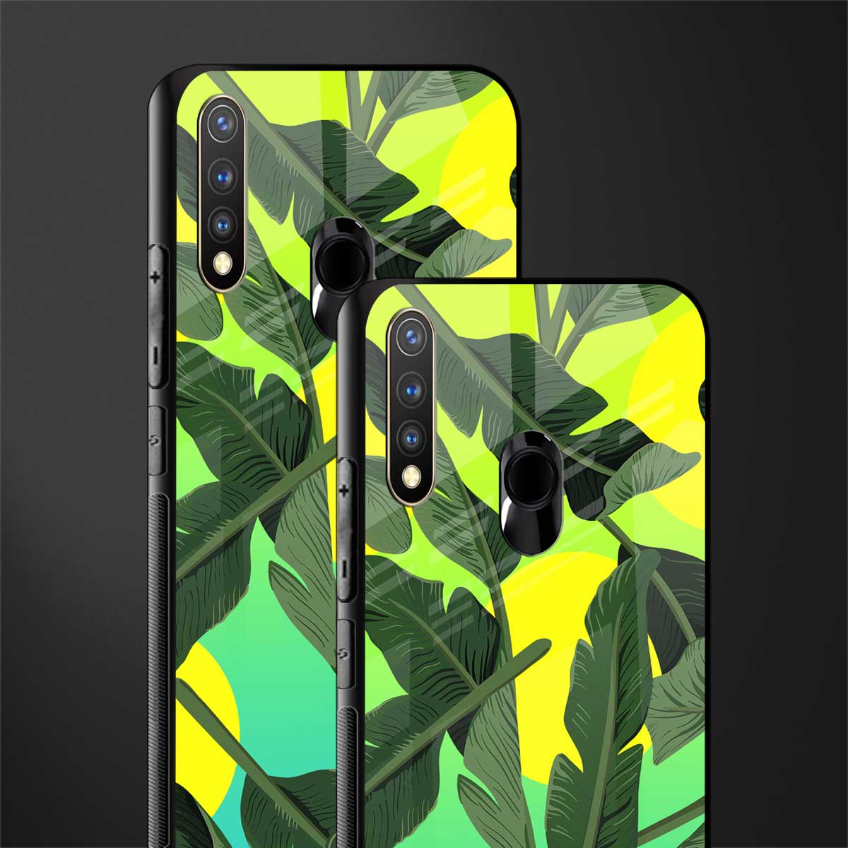 nostalgic floral glass case for vivo y19