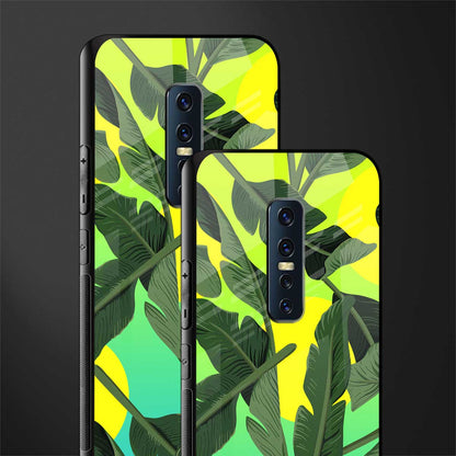 nostalgic floral glass case for vivo v17 pro