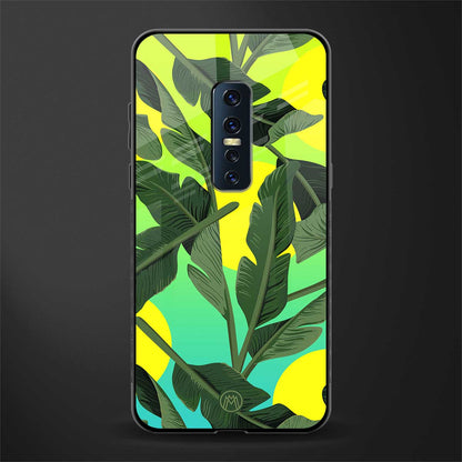 nostalgic floral glass case for vivo v17 pro