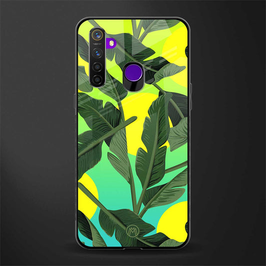 nostalgic floral glass case for realme 5s