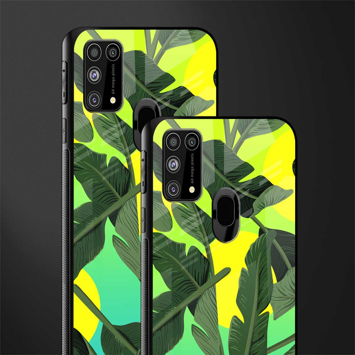 nostalgic floral glass case for samsung galaxy m31 prime edition image-2