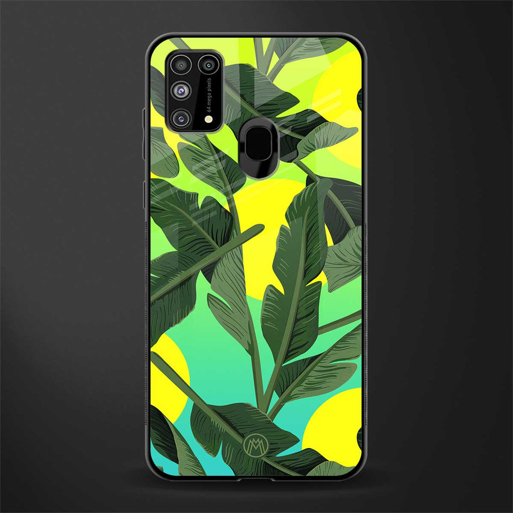 nostalgic floral glass case for samsung galaxy m31 image