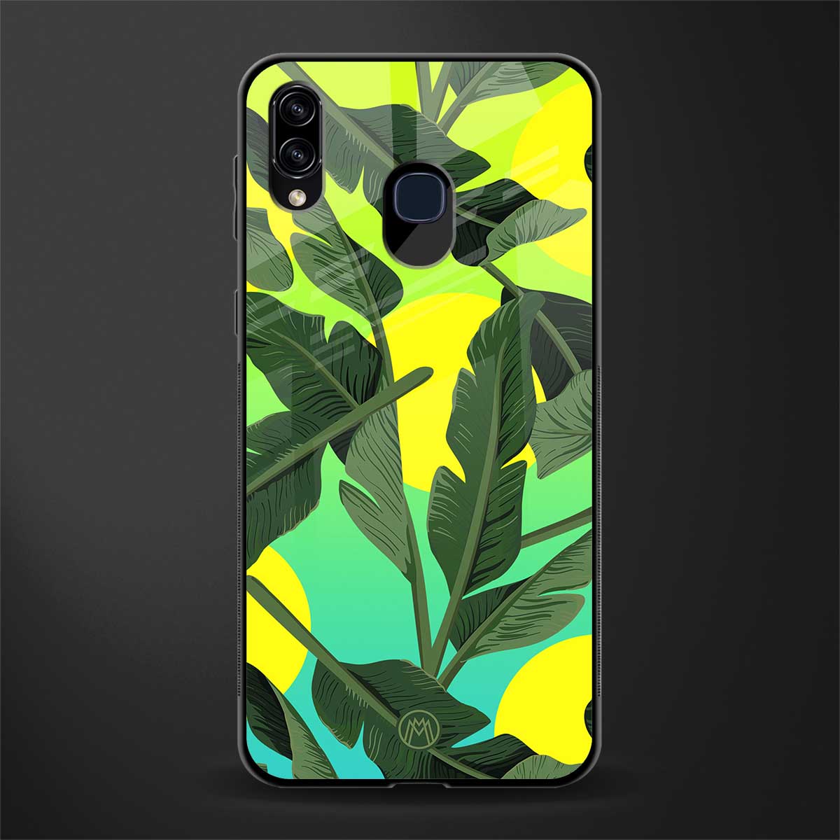 nostalgic floral glass case for samsung galaxy a30 image