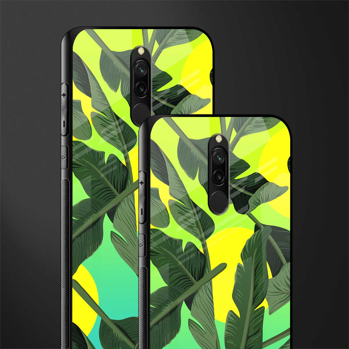 nostalgic floral glass case for redmi 8 image-2