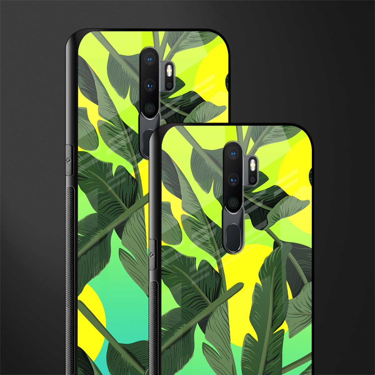 nostalgic floral glass case for oppo a5 2020 image-2