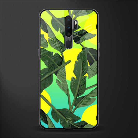 nostalgic floral glass case for oppo a9 2020 image