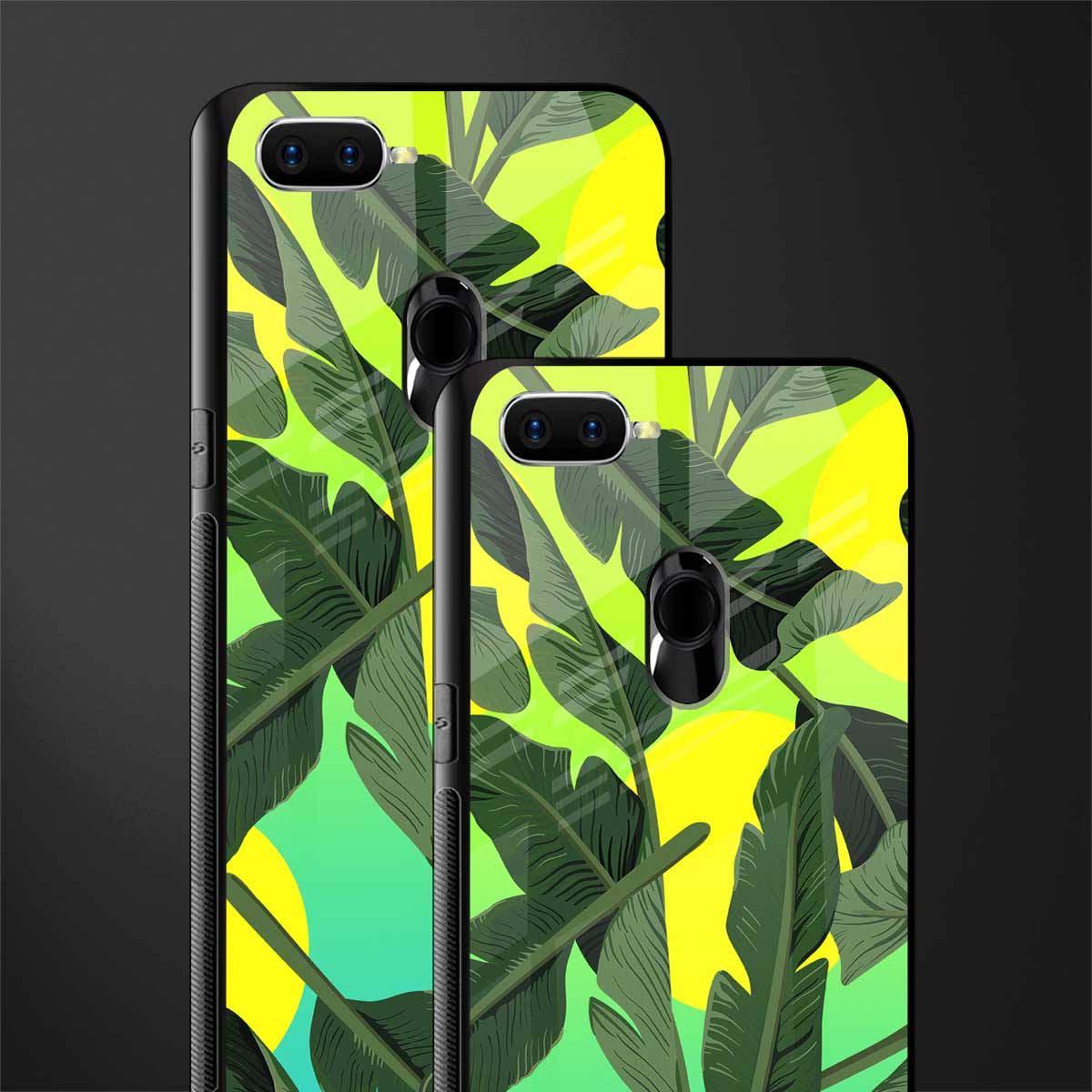 nostalgic floral glass case for oppo a12 image-2