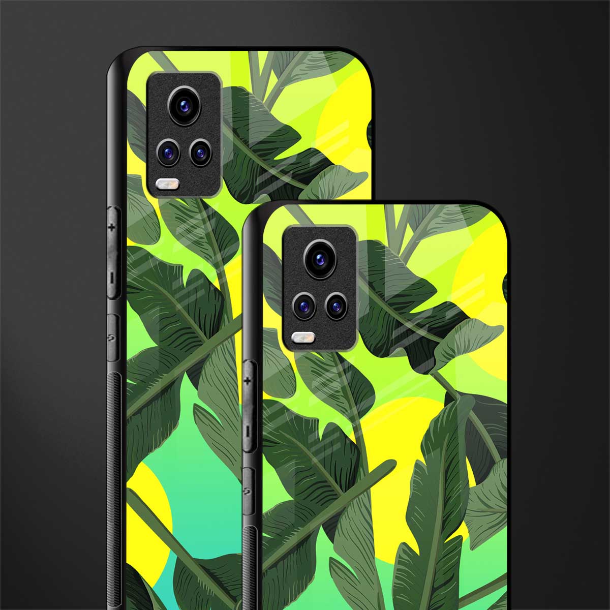 nostalgic floral back phone cover | glass case for vivo y73