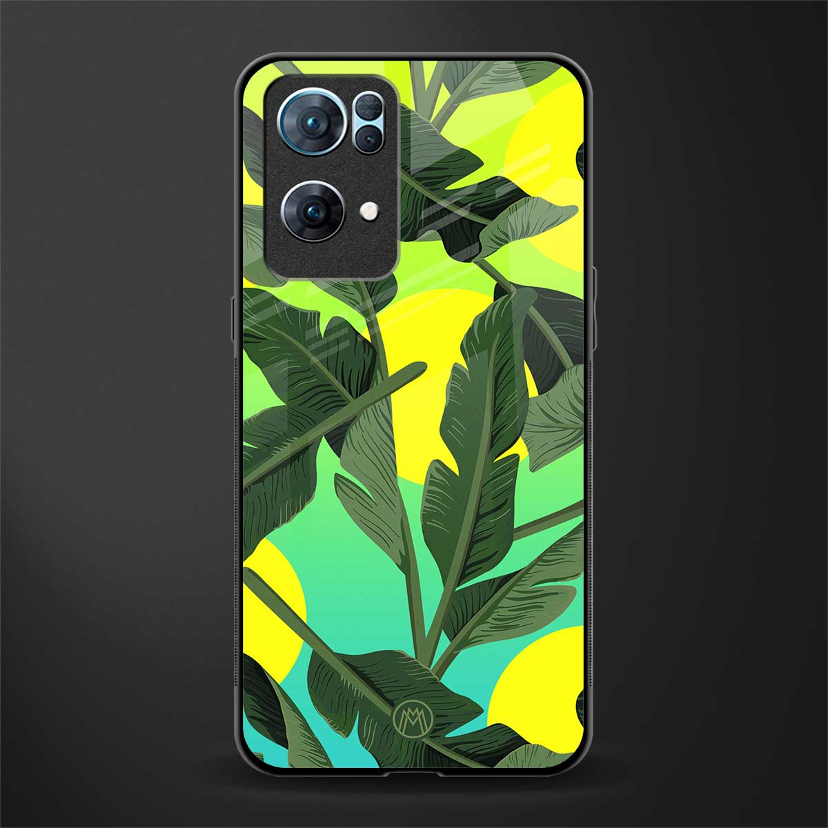 nostalgic floral glass case for oppo reno7 pro 5g image