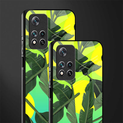 nostalgic floral glass case for poco m4 pro 5g image-2