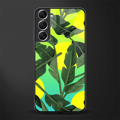 nostalgic floral glass case for samsung galaxy s21 image