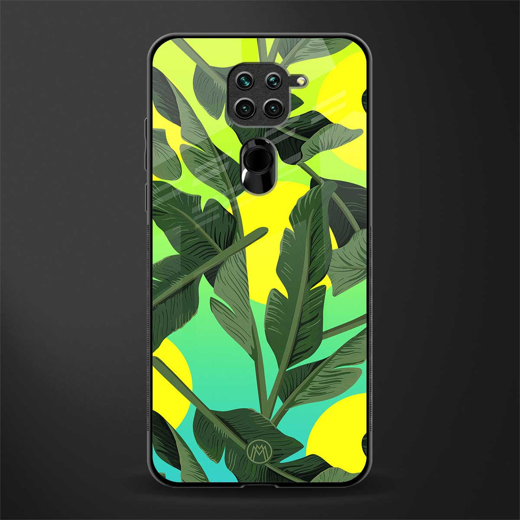 nostalgic floral glass case for redmi note 9 image