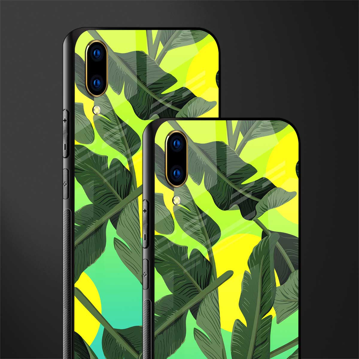 nostalgic floral glass case for vivo v11 pro image-2