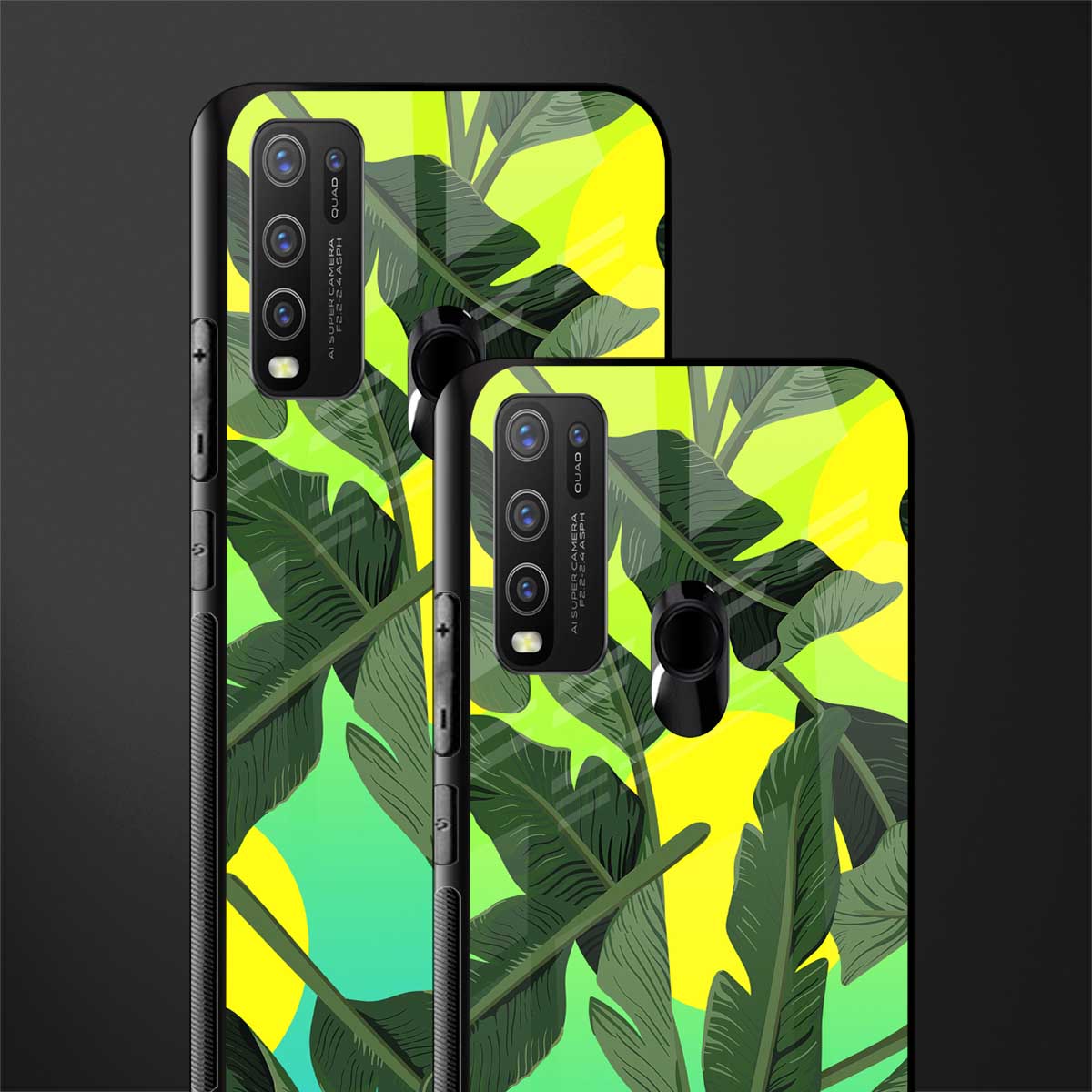 nostalgic floral glass case for vivo y50 image-2