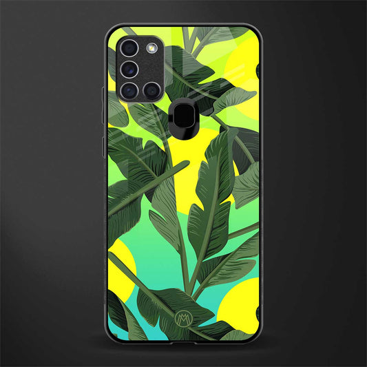 nostalgic floral glass case for samsung galaxy a21s image
