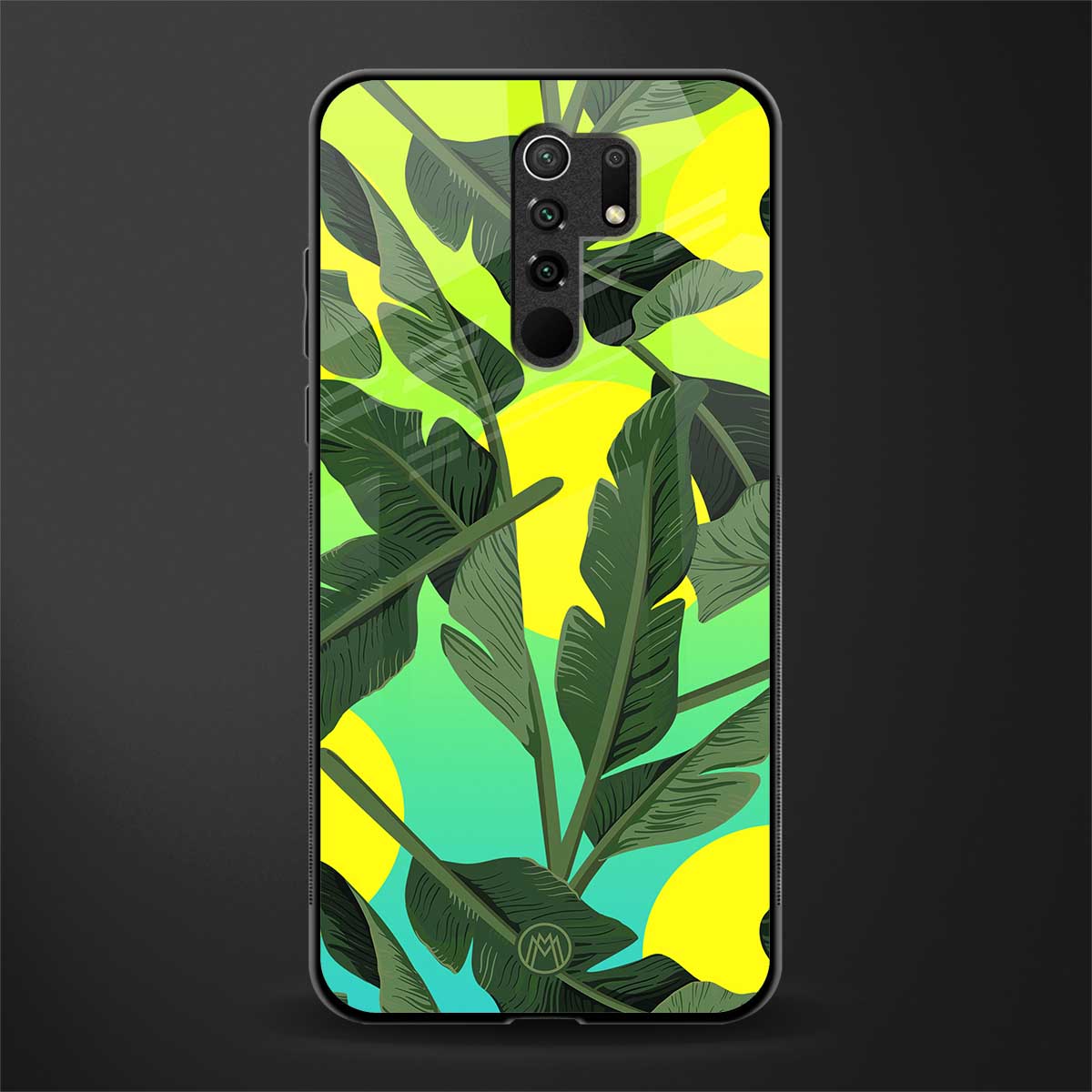 nostalgic floral glass case for poco m2 reloaded image