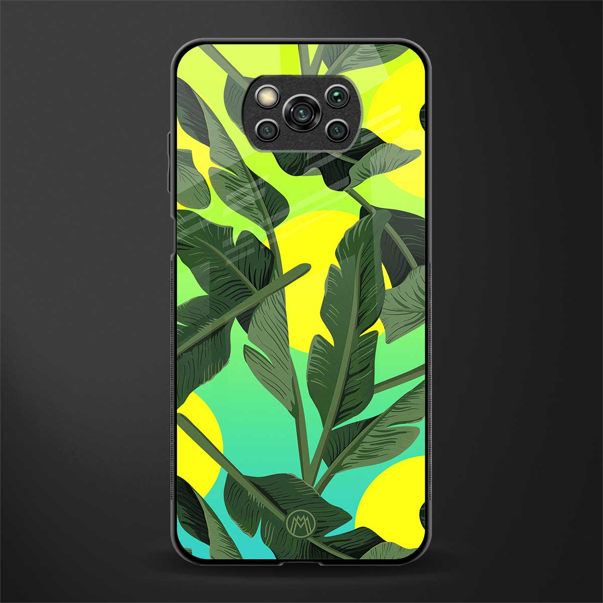 nostalgic floral glass case for poco x3 pro image