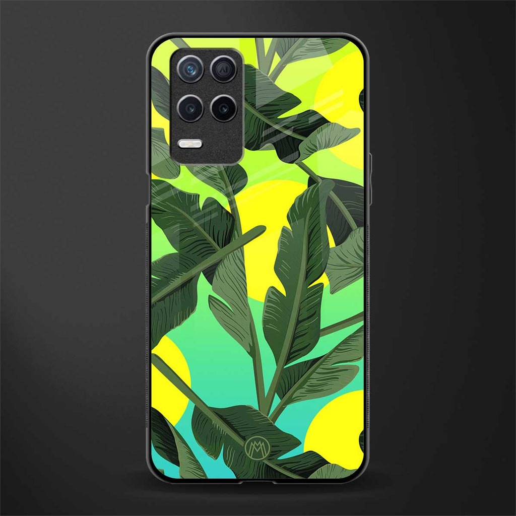 nostalgic floral glass case for realme 8 5g image