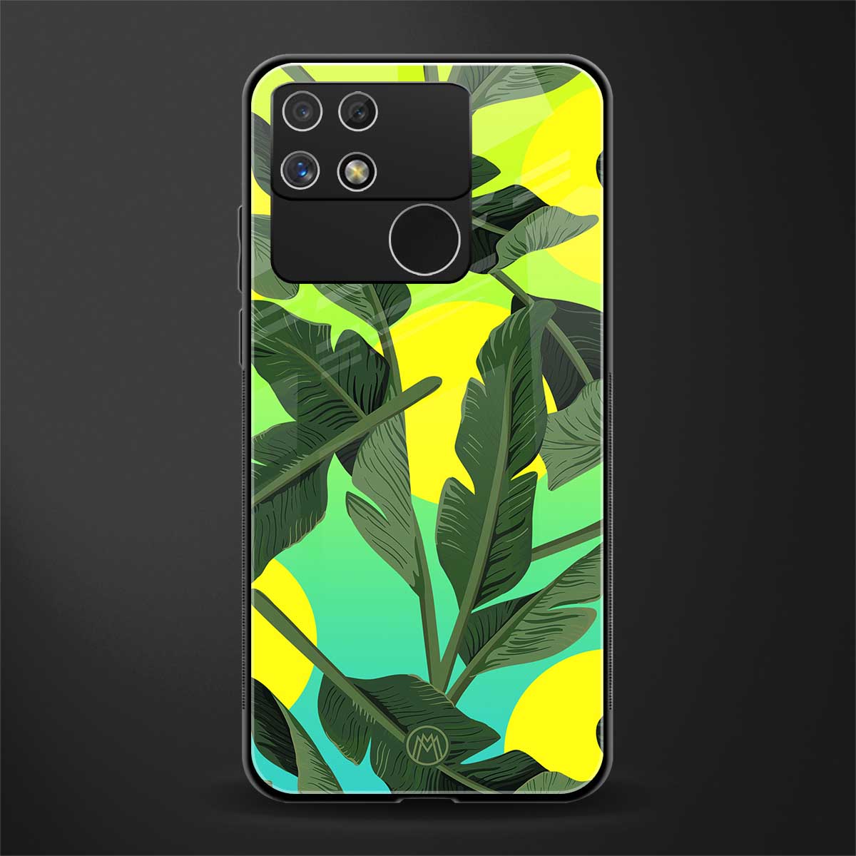 nostalgic floral back phone cover | glass case for realme narzo 50a