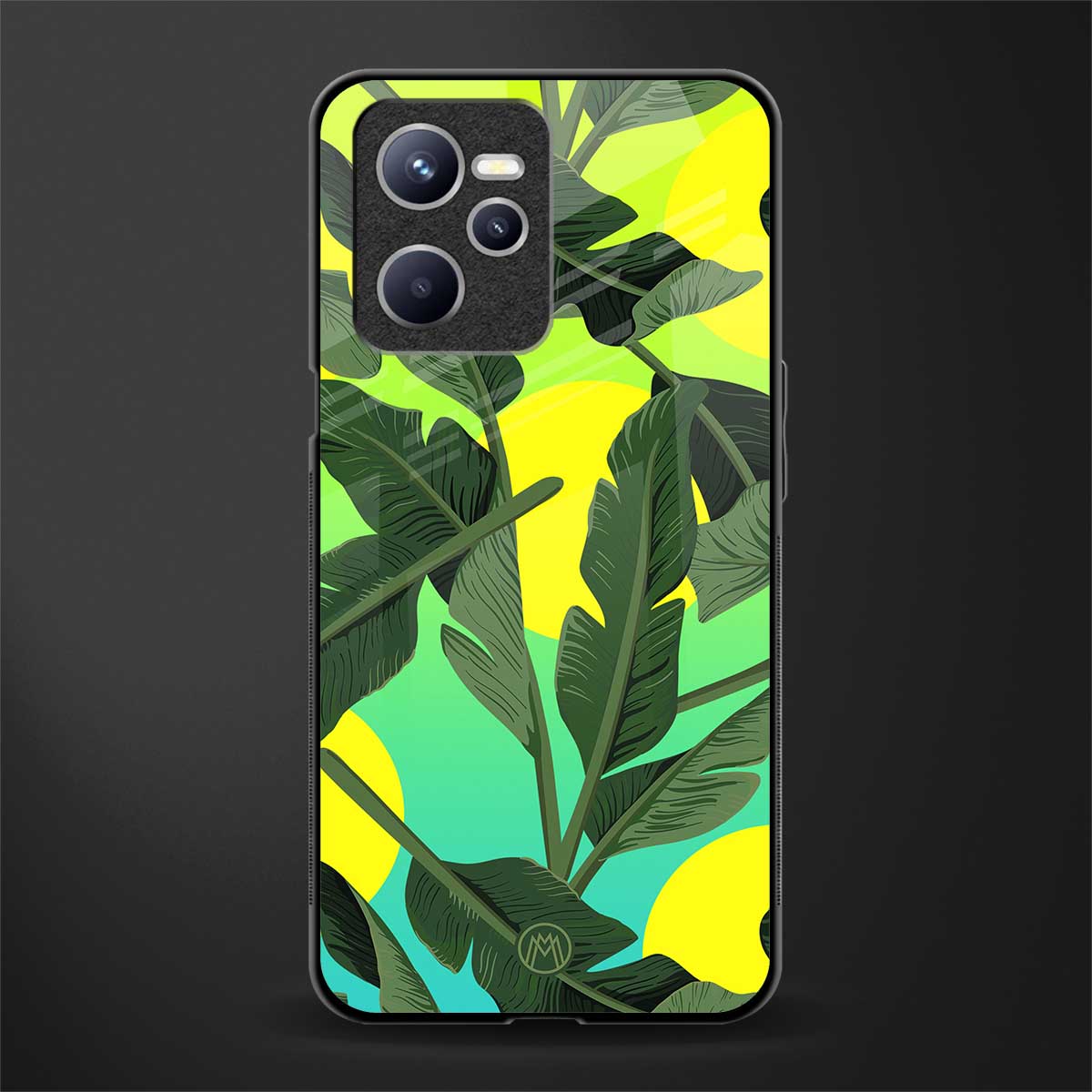 nostalgic floral glass case for realme c35 image