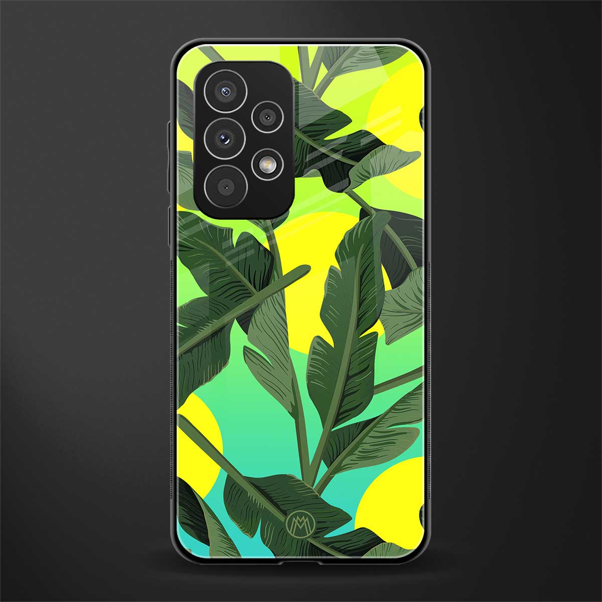 nostalgic floral back phone cover | glass case for samsung galaxy a53 5g