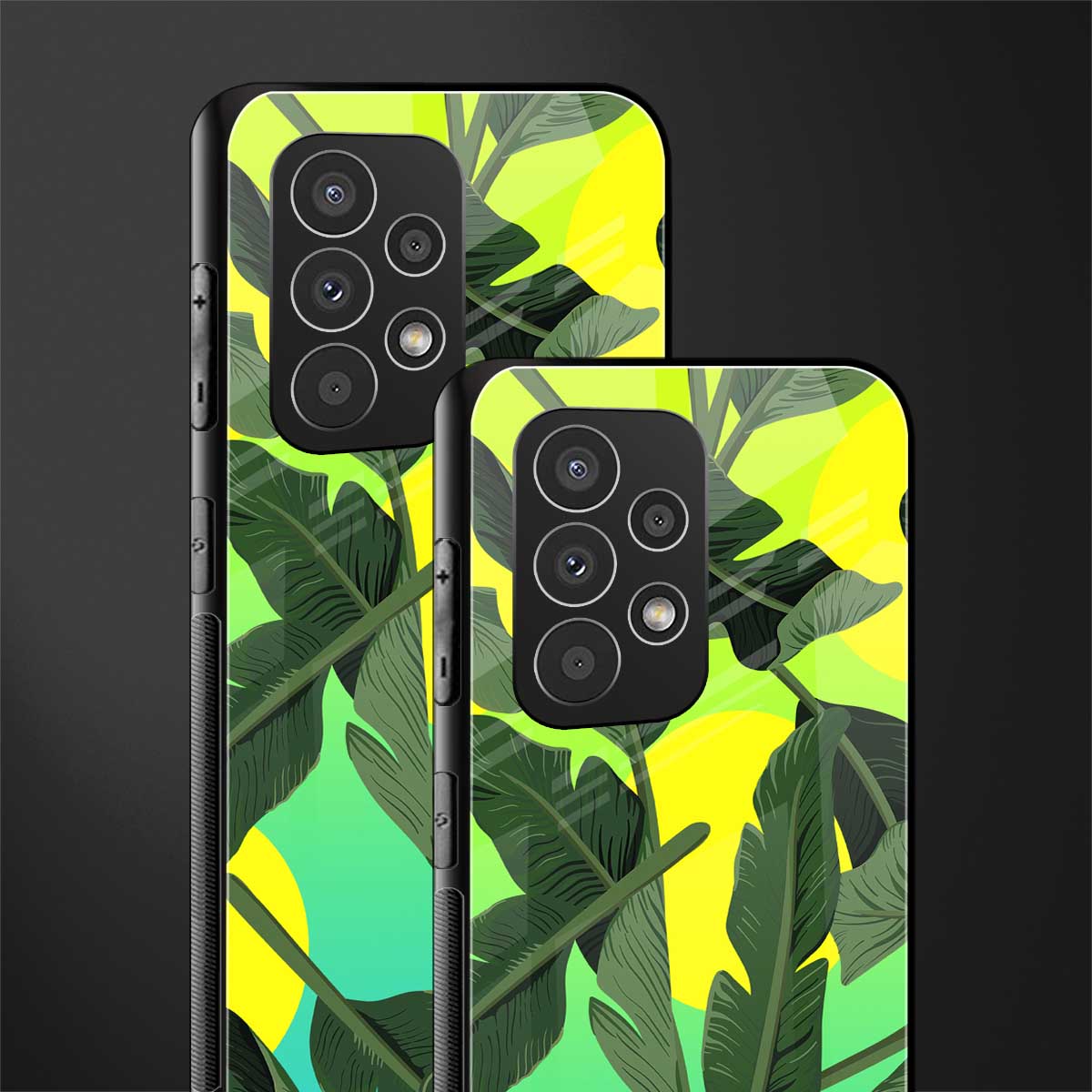 nostalgic floral back phone cover | glass case for samsung galaxy a73 5g