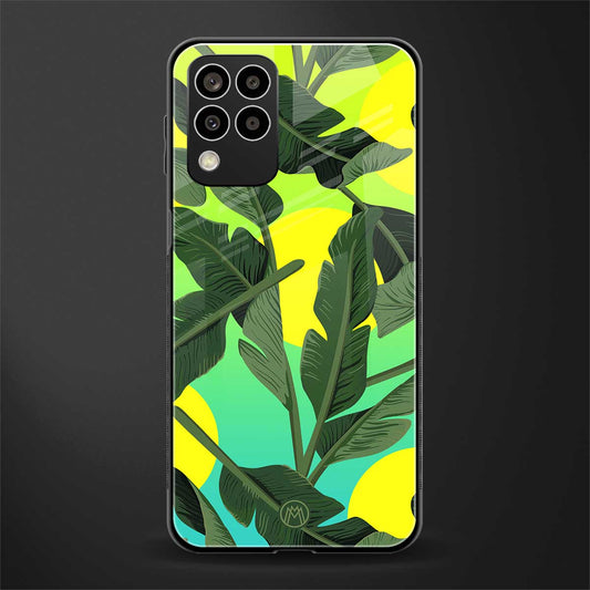 nostalgic floral back phone cover | glass case for samsung galaxy m33 5g