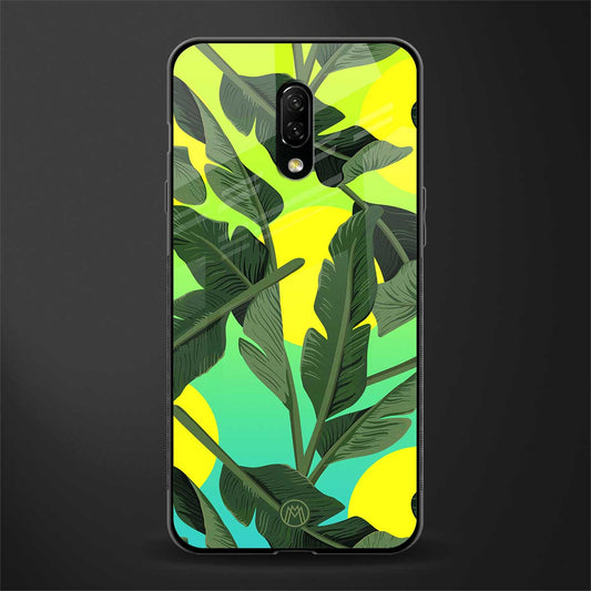 nostalgic floral glass case for oneplus 7