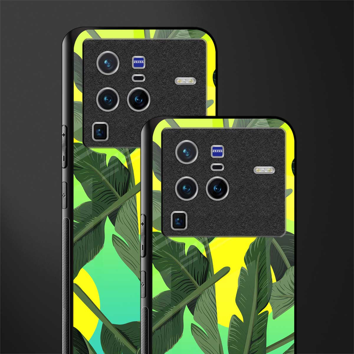 nostalgic floral glass case for vivo x80 pro 5g image-2