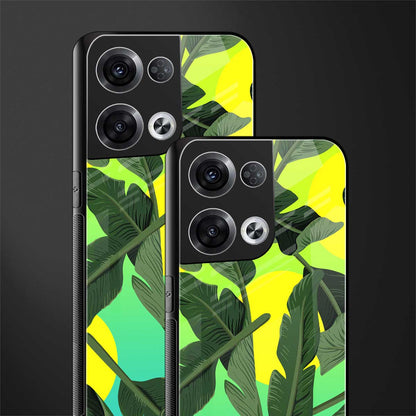 nostalgic floral back phone cover | glass case for oppo reno 8