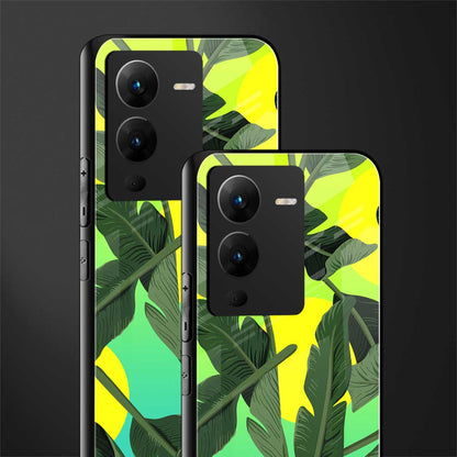 nostalgic floral back phone cover | glass case for vivo v25 pro 5g