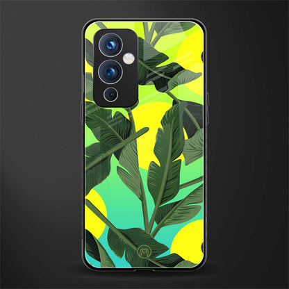nostalgic floral back phone cover | glass case for oneplus 9