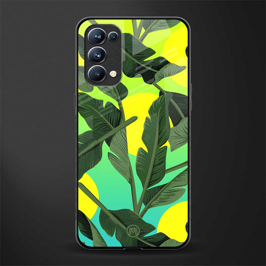 nostalgic floral back phone cover | glass case for oppo reno 5