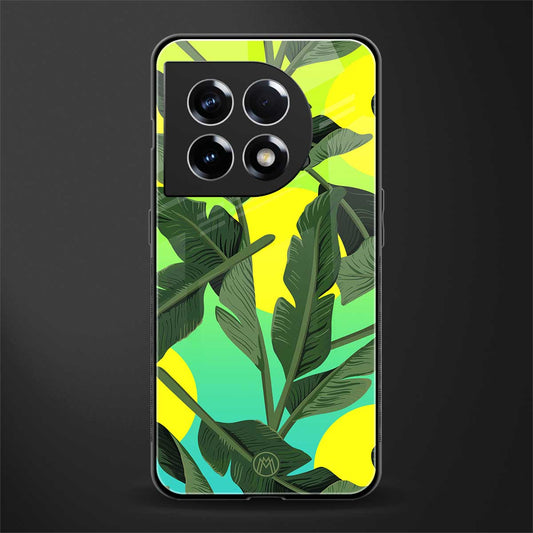 nostalgic floral back phone cover | glass case for oneplus 11