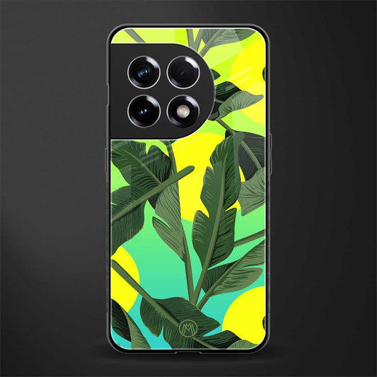 nostalgic floral back phone cover | glass case for oneplus 11r